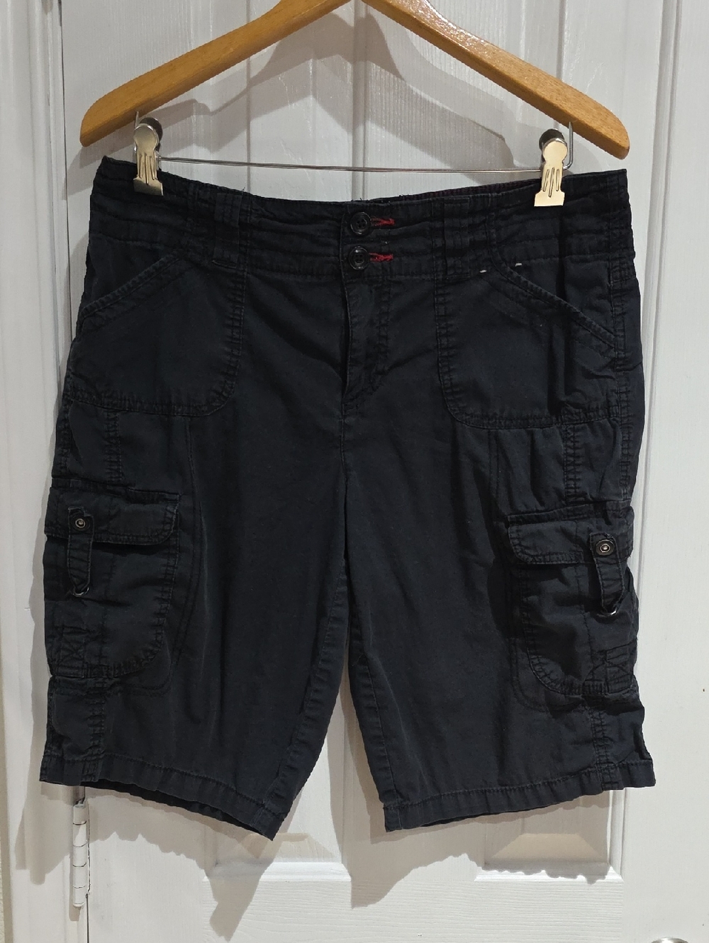 Khakis & Co. Black Cargo Sorts Size 10